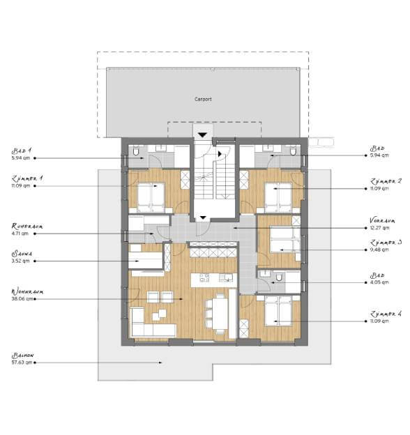 Grundriss Erdgeschoss