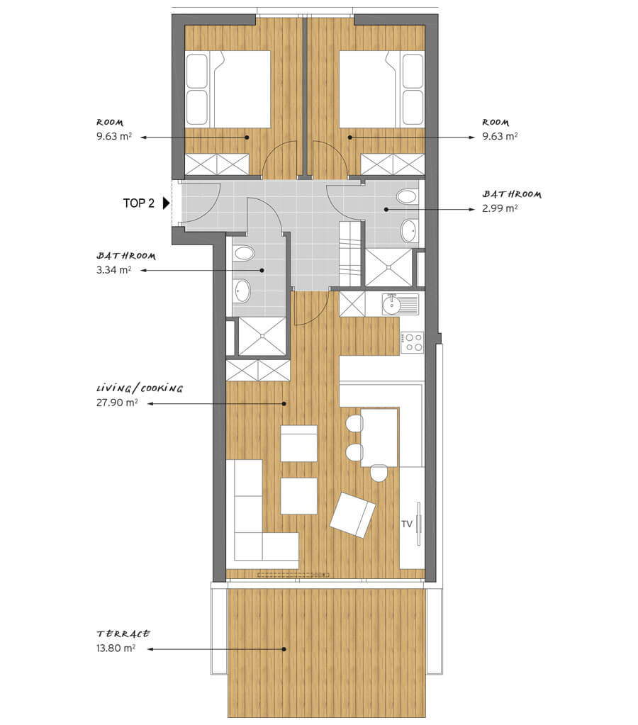 Floor plan unit 2