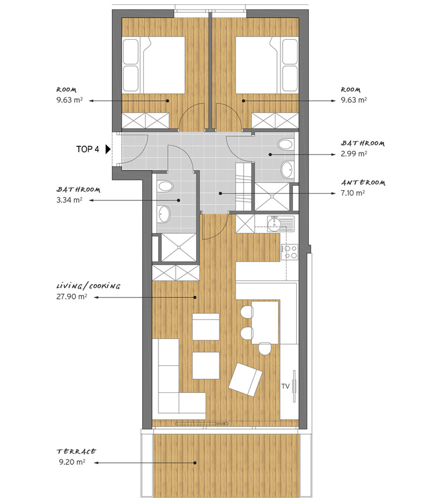 Floor plan unit 4
