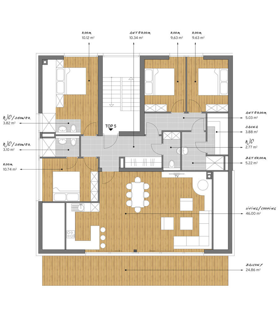 Floor plan unit 5