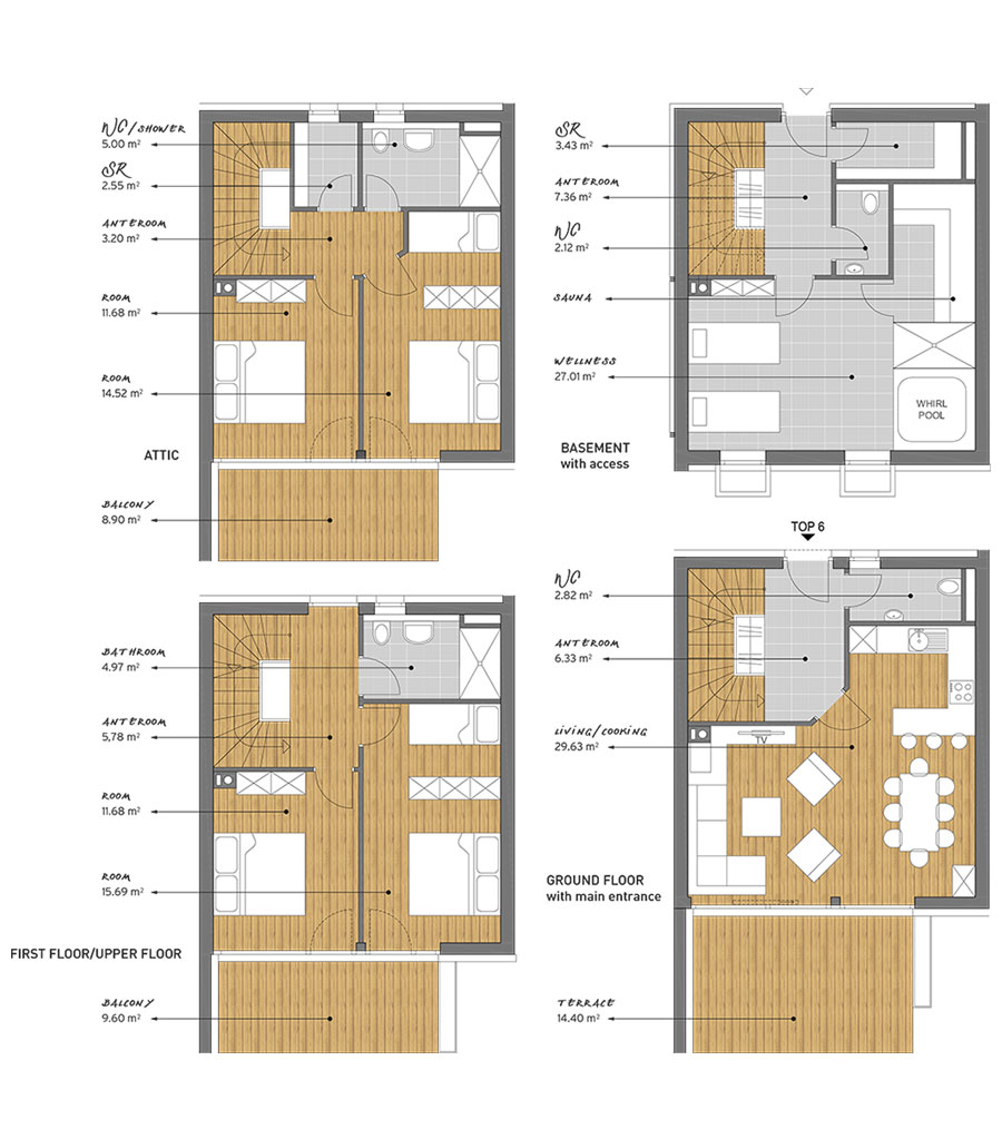 Floor plan unit 6