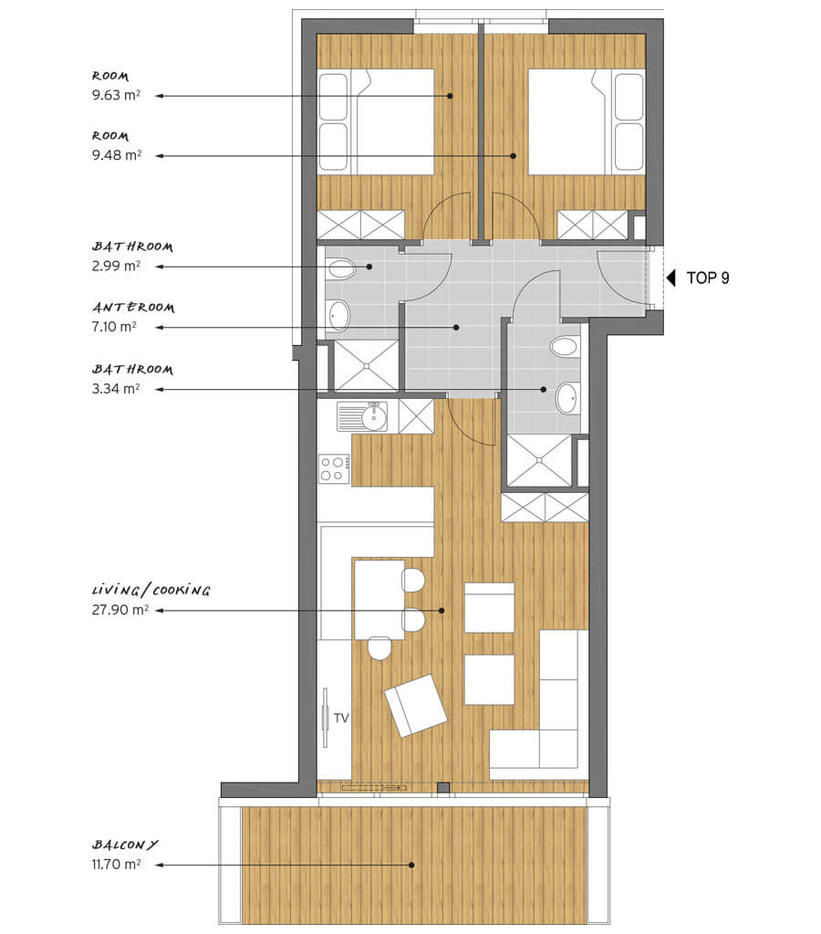 Floor plan unit 9
